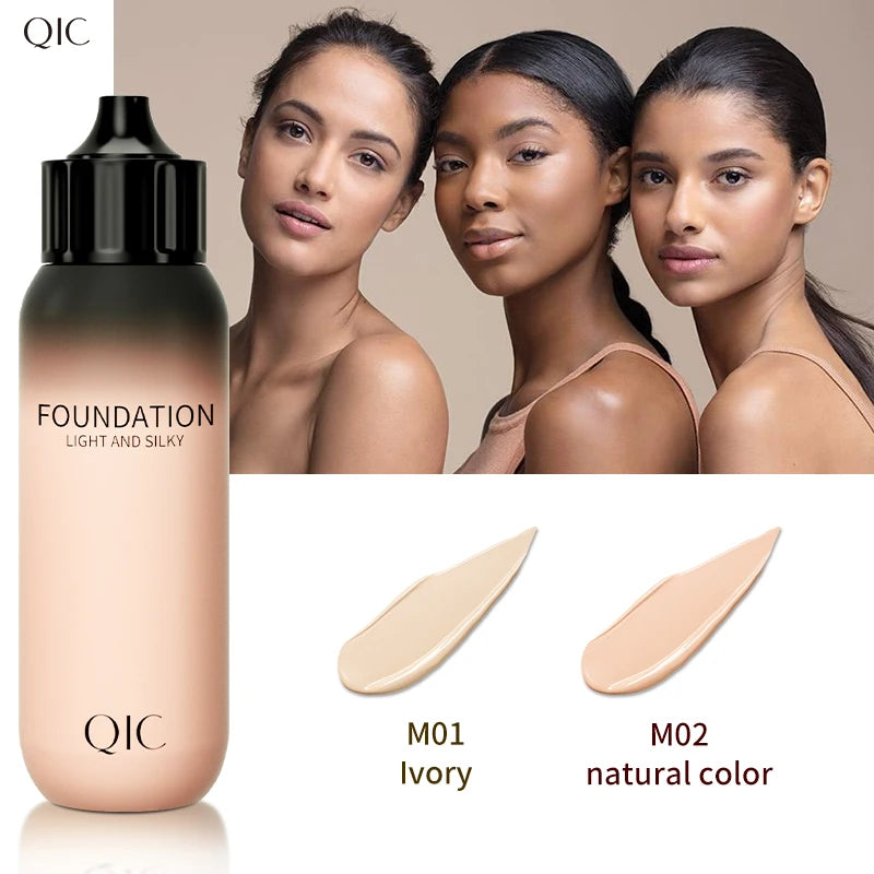 Matte Full-Coverage Concealer & Foundation | Long-Lasting & Hydrating